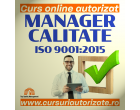 Manager calitate – ISO 9001:2015 - curs online autorizat CAFFPA