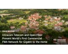 Intracom Telecom și Open Fiber prezintă prima rețea comercială FWA din lume pentru Gigabit la domiciliu