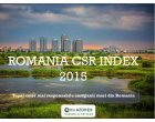 Romania CSR Index 2015. Responsabilitatea sociala a celor mai mari 100 de companii din Romania