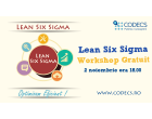 CODECS va invita la Workshopul Gratuit Lean Six Sigma Methodology!