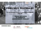 FORUMUL NATIONAL AL EXPERTILOR SI SPECIALISTILOR IN ACHIZITII PUBLICE, CLUJ-NAPOCA, 18 NOIEMBRIE 2016