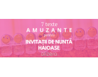 7 Texte Amuzante Pentru Invitații De Nuntă Haioase