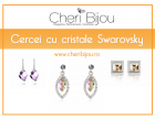 Poarta cercei cu cristale Swarovsky pentru o aparitie eleganta si stralucitoare