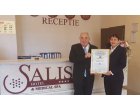 SALIS HOTEL & MEDICAL SPA ESTE CERTIFICAT DREPT MODEL DE BUNE PRACTICI SANITARE SI COMBATERE COVID 19 (SARS-COV-2)