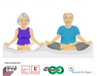 200 de seniori înscriși în programul de yoga GO YOGA 55+