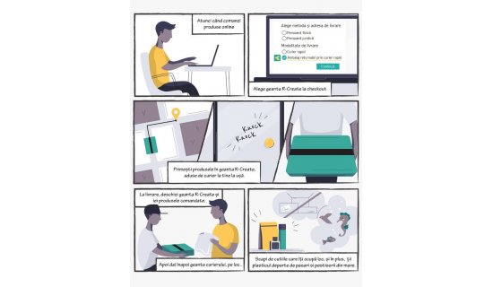 Carturesti anunta parteneriatul cu R-CREATE, singurul ambalaj returnabil pentru industria comertului online