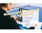 Au inceput inscrierile pentru cursul MANAGER CALITATE