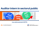 Start înscrieri curs Auditor intern în sectorul public
