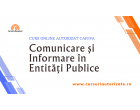 Curs online autorizat Comunicare și Informare în Entități Publice
