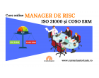 Curs Online Manager de Risc – ISO 31000 și COSO ERM, organizat de Top Quality Management