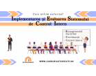 Curs Implementarea și Evaluarea Sistemului de Control Intern
