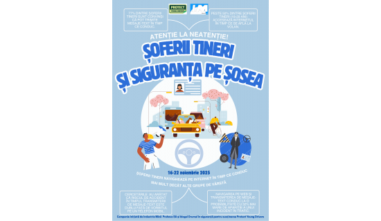 „Soferii tineri si siguranta pe sosea,” campanie de siguranta rutiera initiata de Industrie Mica Prahova SA si blogul Drumul in siguranta pentru sustinerea Protect Young Drivers